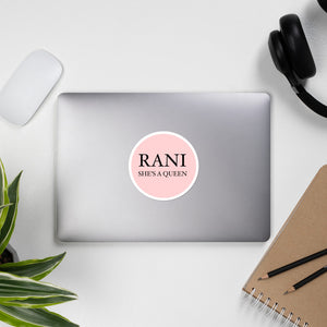 Rani Laptop Sticker (pink)