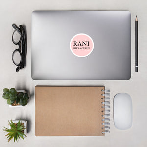 Rani Laptop Sticker (pink)